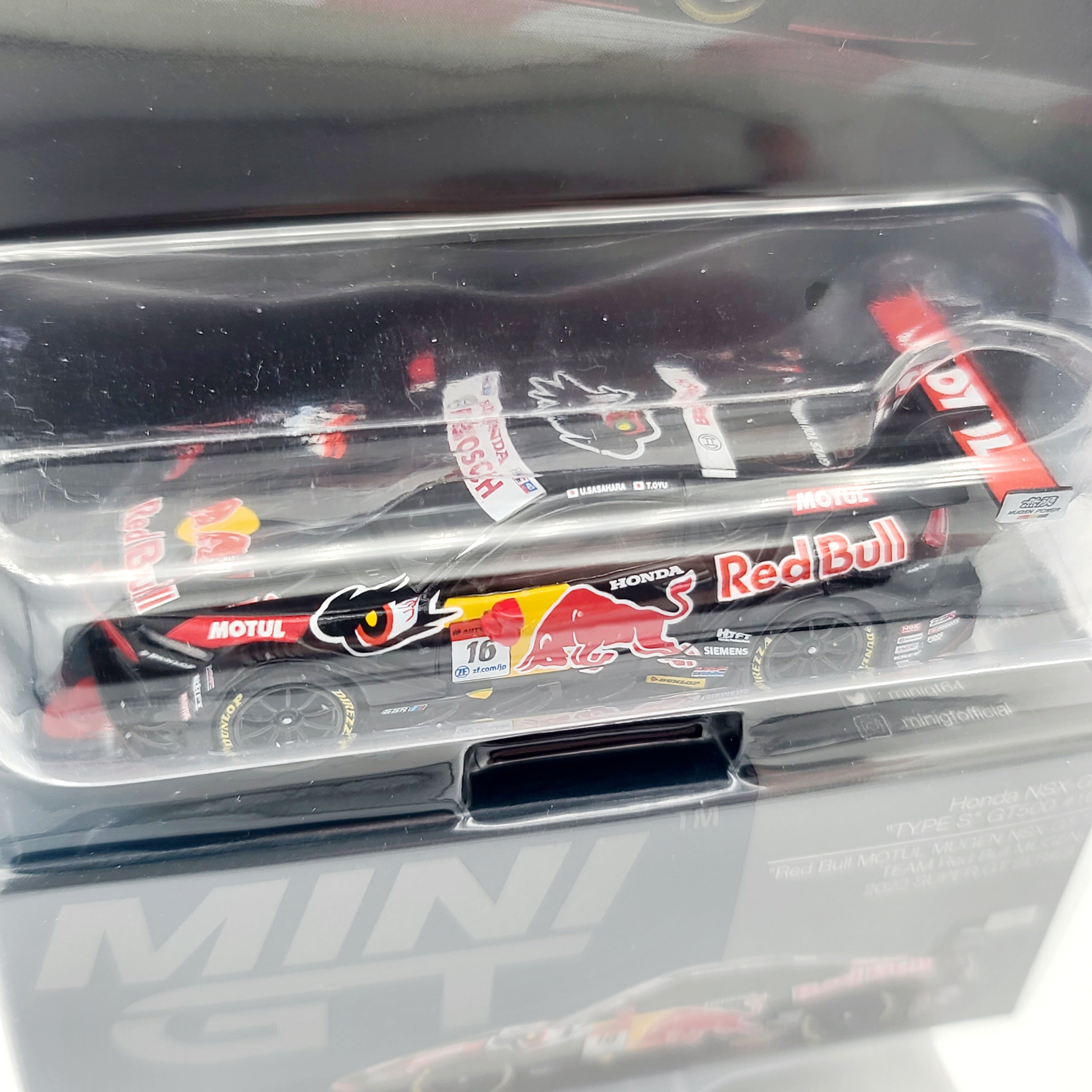 Mini GT Honda NSX-GT Type S GT500 #16 - 1:64, Team Red Bull MUGEN, Super GT Series (2025 Japan Exclusive)